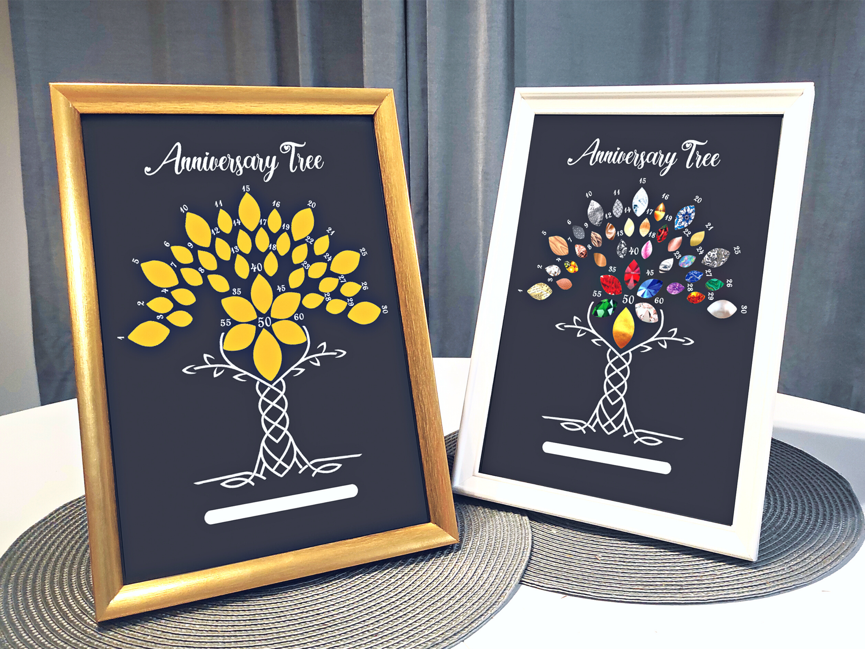 Scratch Off Anniversary Poster - 1st anniversary gift - Paper annivers